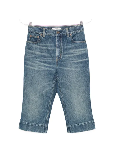 Chloé jean capri à taille haute