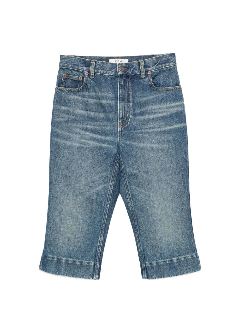 Chloé high-rise capri jeans - Blue