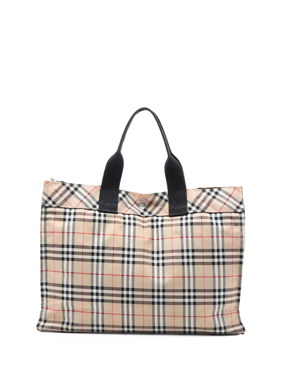 Burberry Pre-Owned 20th Century House Check Canvas tote bag - Marrone
