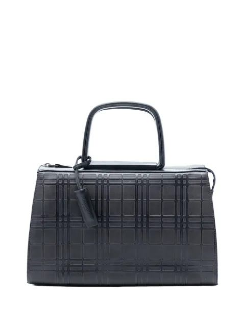 Burberry Pre-Owned 2000-2017 House Check Embossed Leather handbag