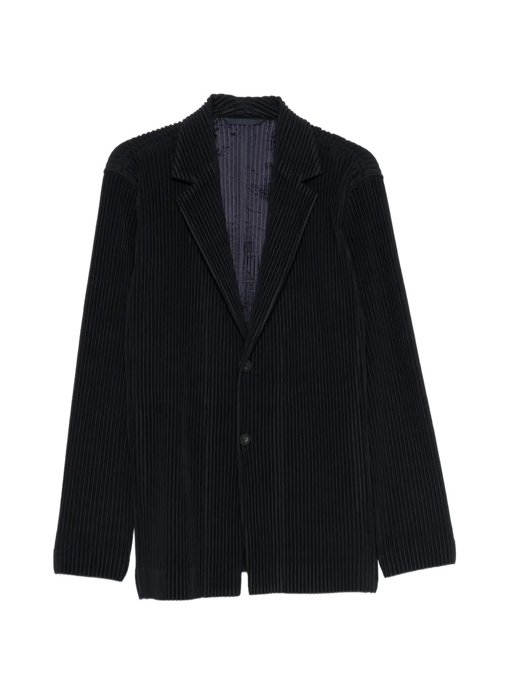 Homme Plissé Issey Miyake pleated blazer - Blu