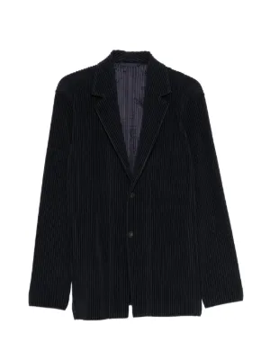 Homme Plissé Issey Miyake Basics ジャケット | ブラック | FARFETCH JP