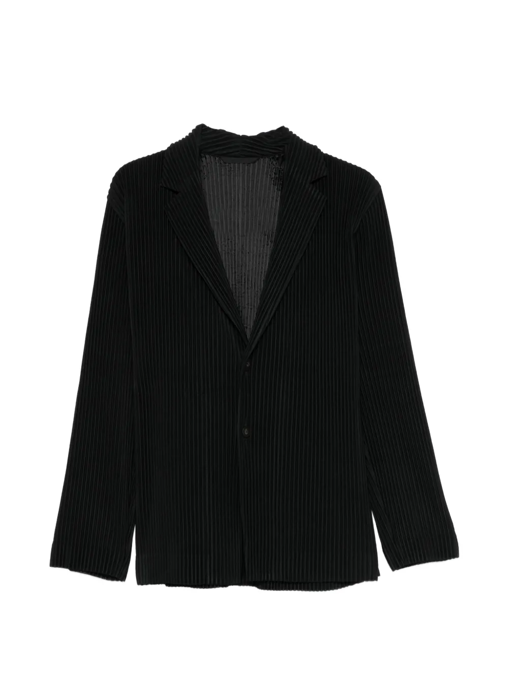 Homme Plissé Issey Miyake pleated button blazer - Nero