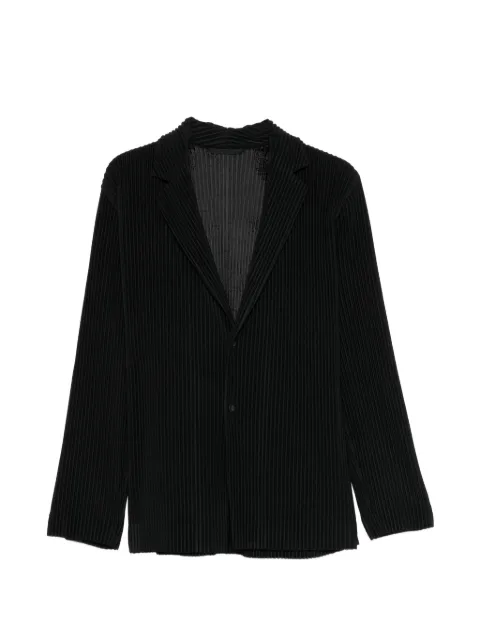 Homme Plissé Issey Miyake pleated button blazer