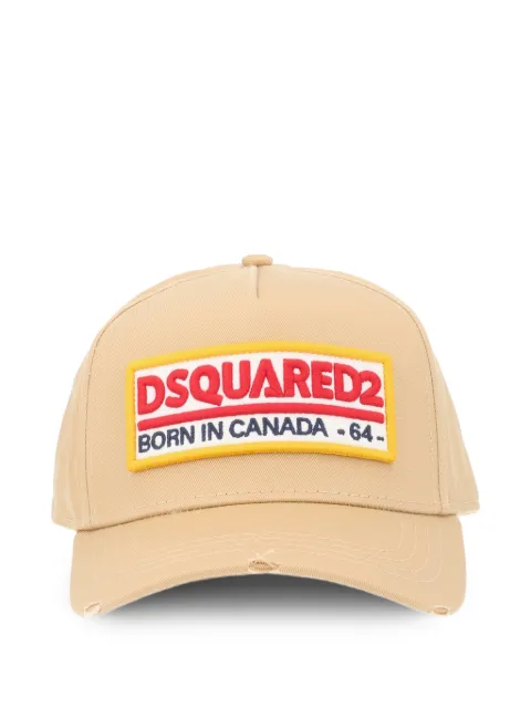 DSQUARED2 logo patch cap