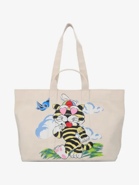 Kenzo graphic-print tote bag