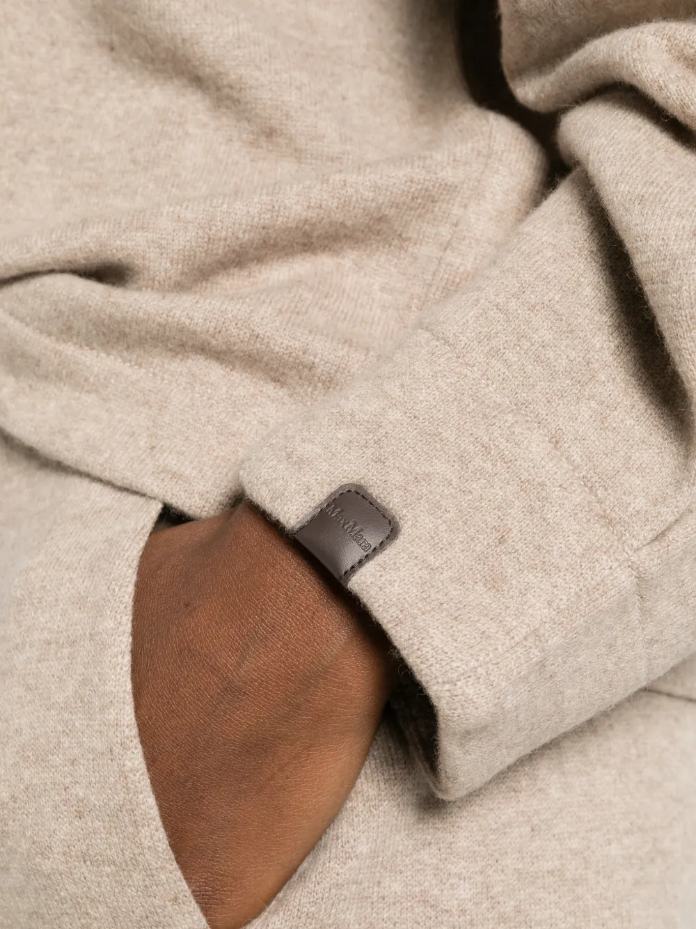 Max Mara Trui met ronde hals Beige