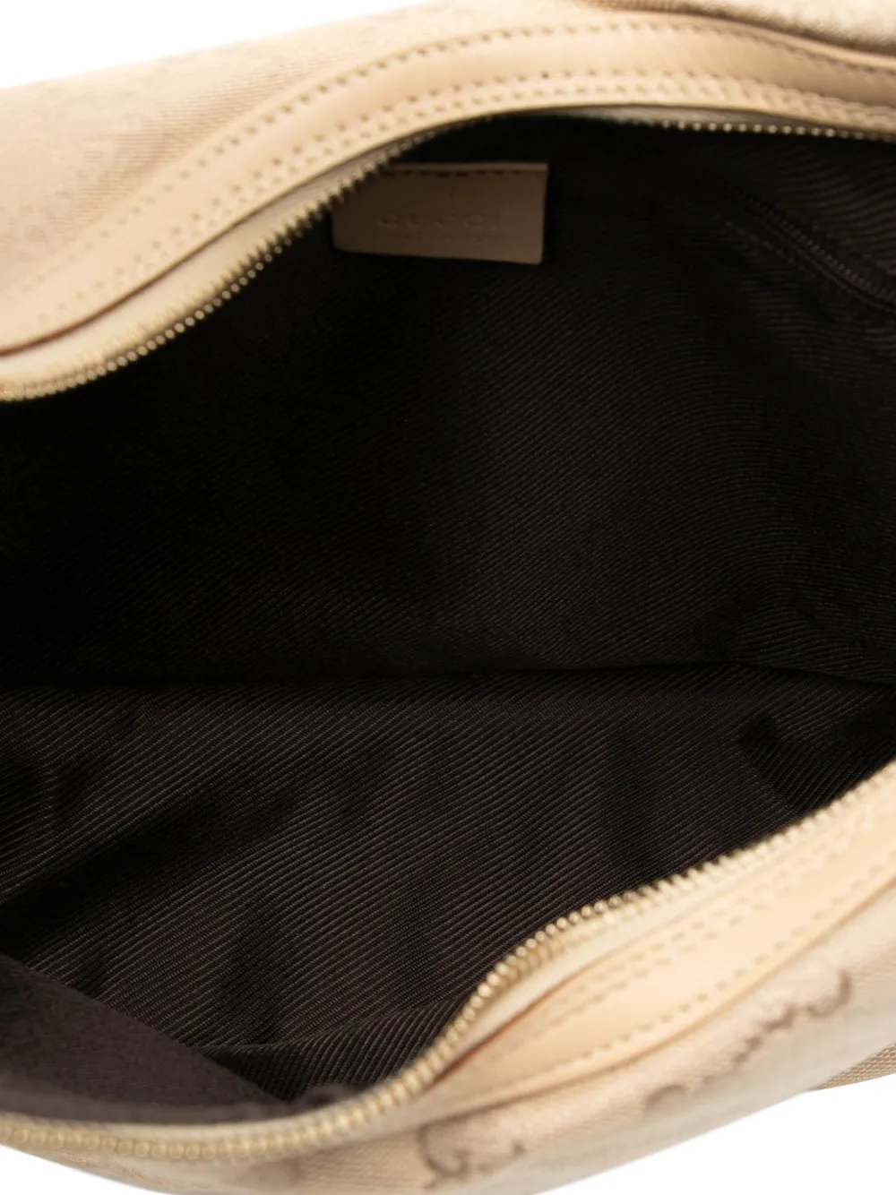 2000-2015 Gg Canvas Half Moon Hobo Bag