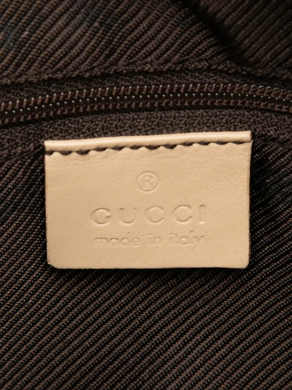 2000-2015 Gg Canvas Half Moon Hobo Bag