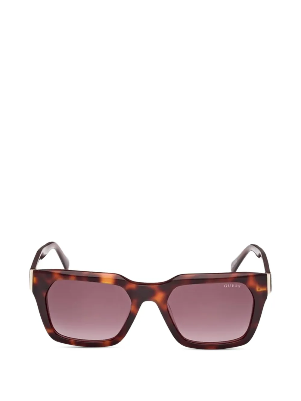 GUESS USA havana square-frame sunglasses - Marrone