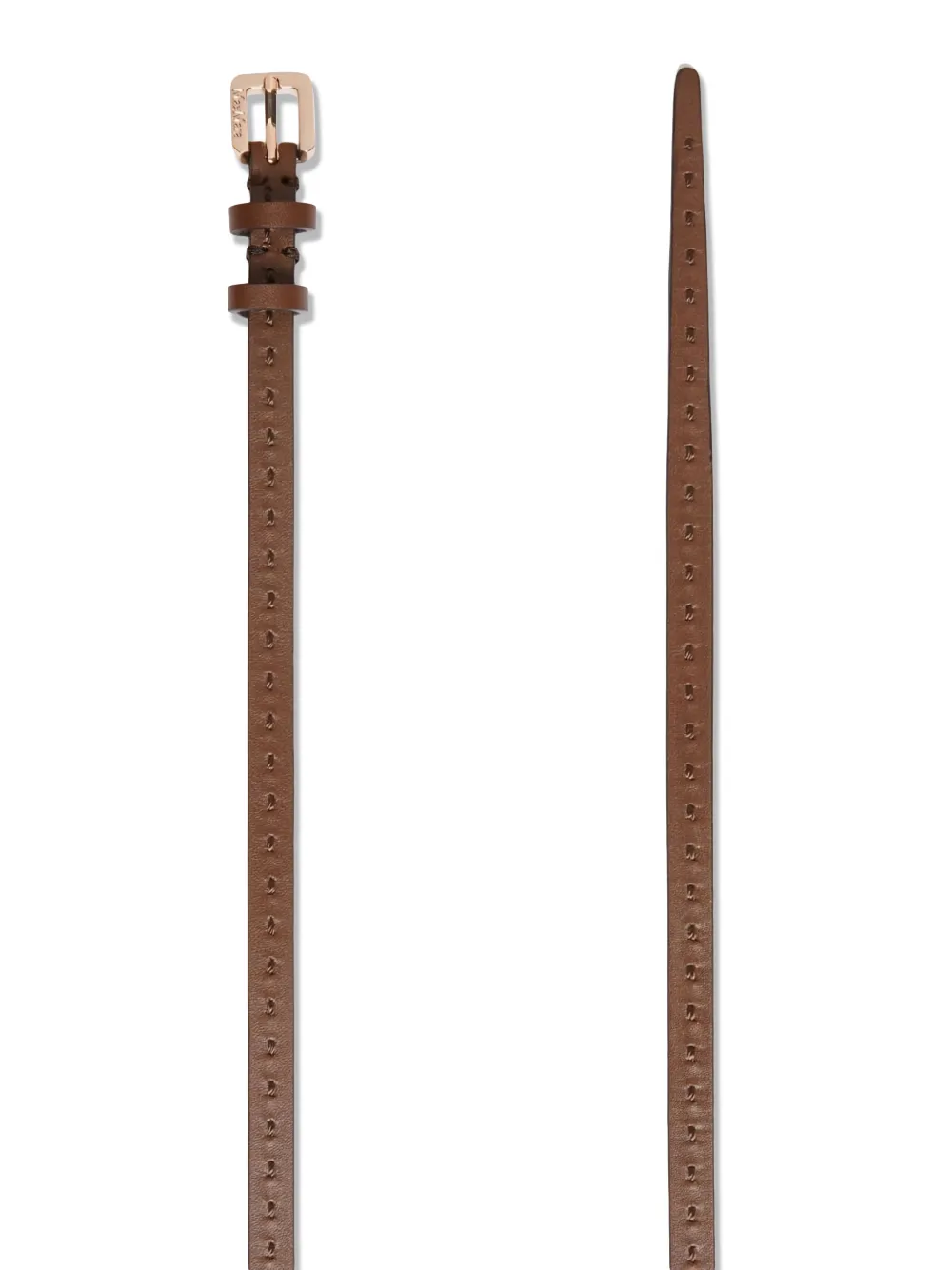 Leather Skinny Belt
