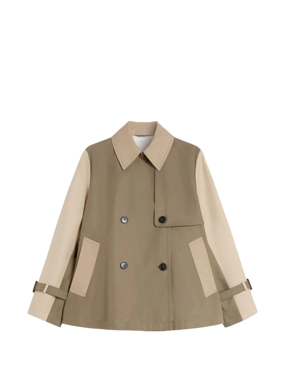 Weekend Max Mara buckle-strap double-breasted jacket - Toni neutri