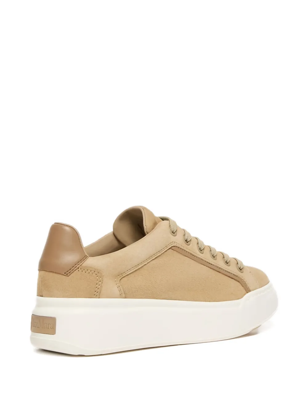 Max Mara Sneakers met plateauzool Beige