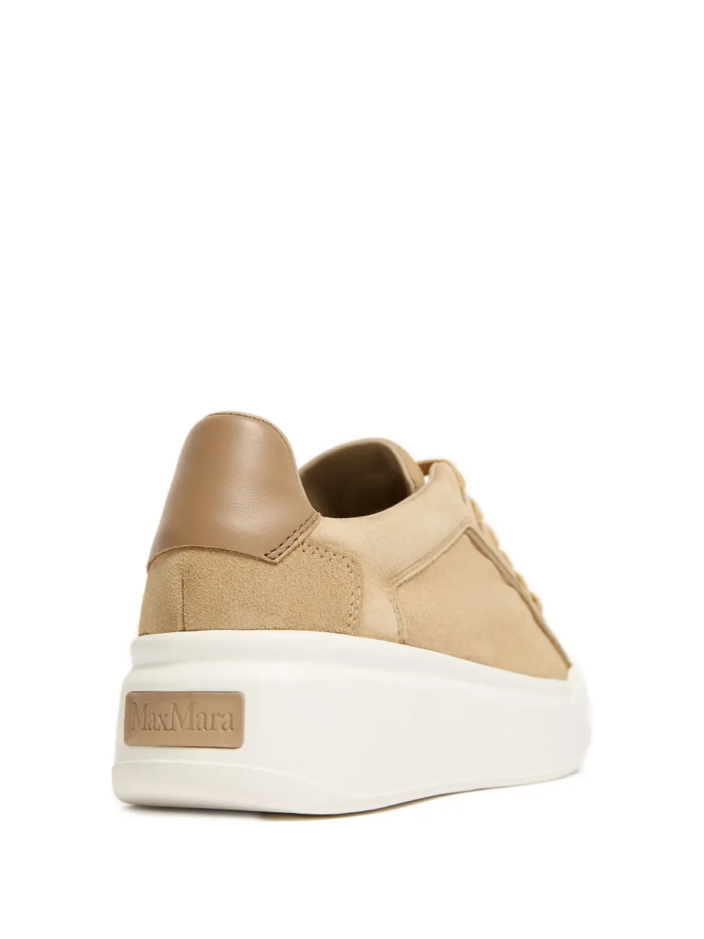 Max Mara Sneakers met plateauzool Beige