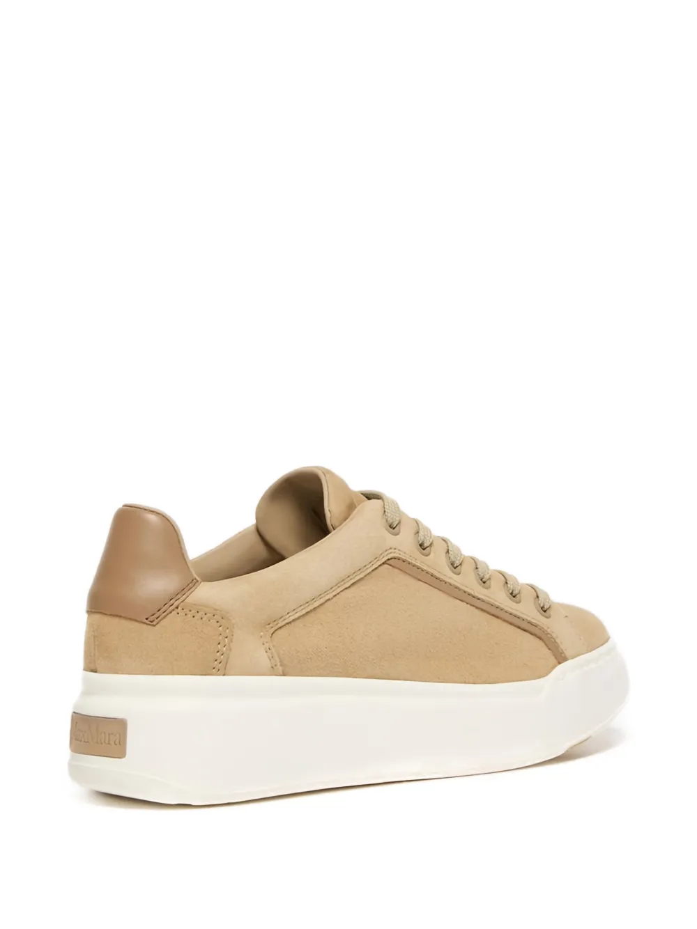 Max Mara Platform Lace-up Sneakers in Neutrals, view 4