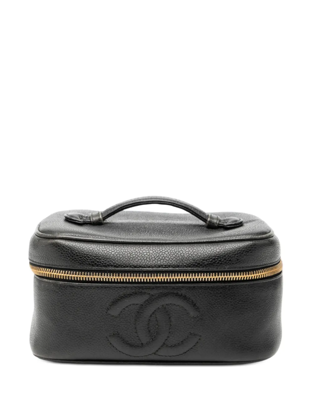 CHANEL Pre-Owned Trousse CC in pelle Caviar 1994-1996 - Nero