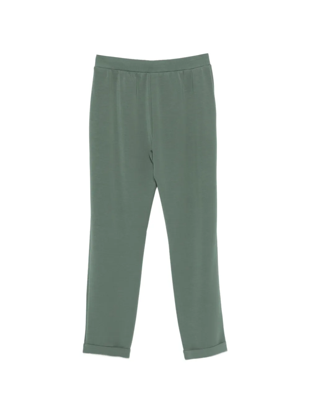 LIU JO Broek met trekkoord en logodetail Groen