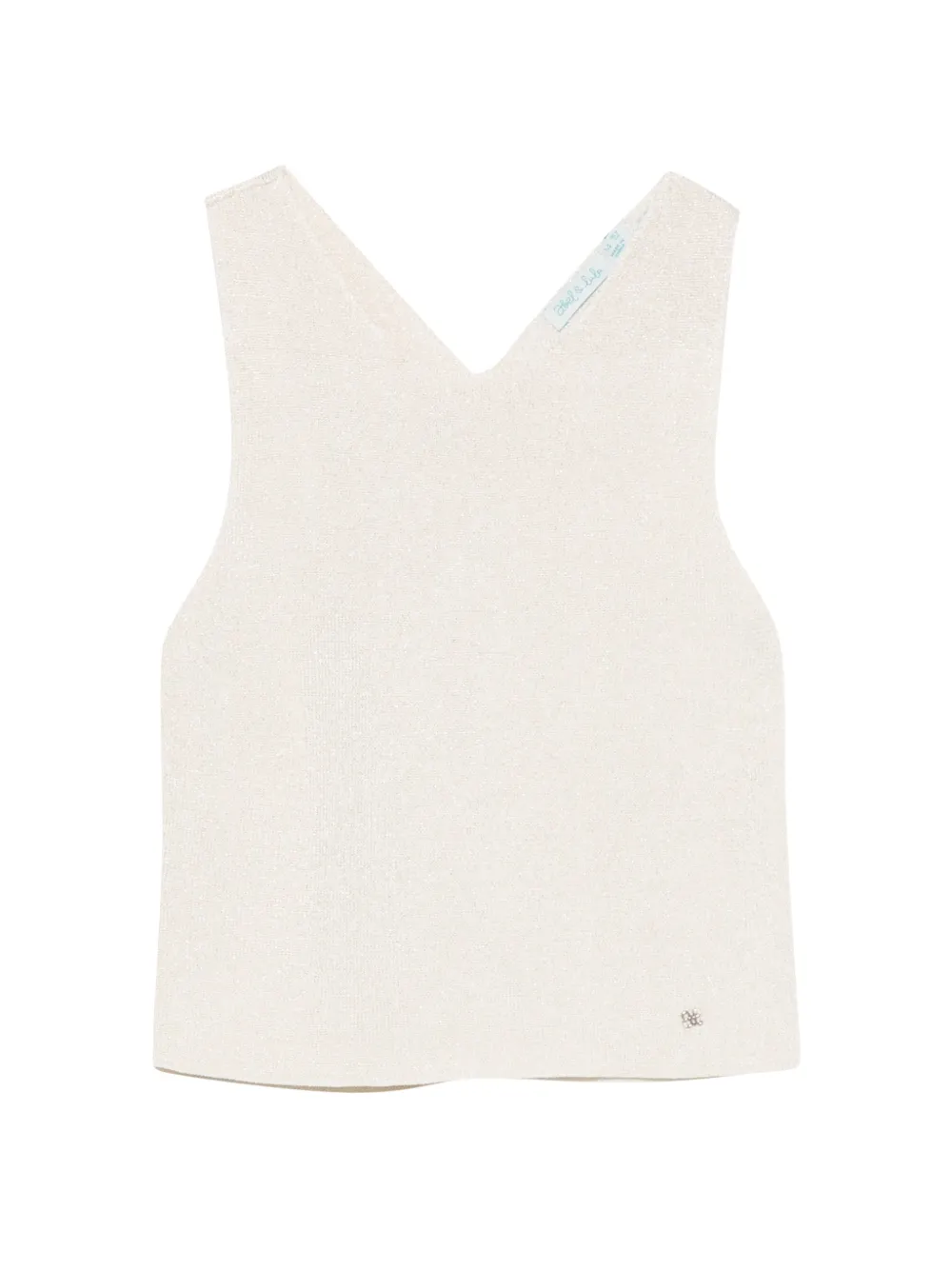 Abel & Lula V-neck top - Toni neutri