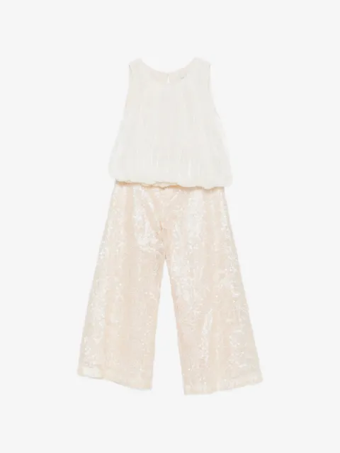 Abel & Lula sequin-embellished trousers set