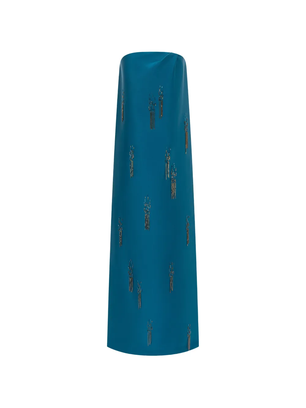 Rami Al Ali embellished-cape jumpsuit - Blu