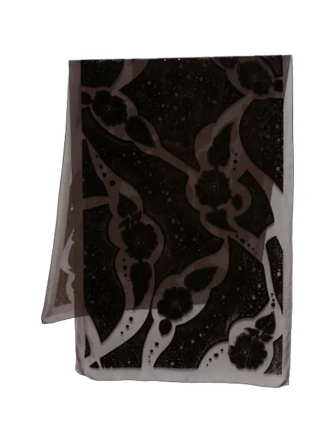 Moschino Pre-Owned mascada con estampado floral 2000