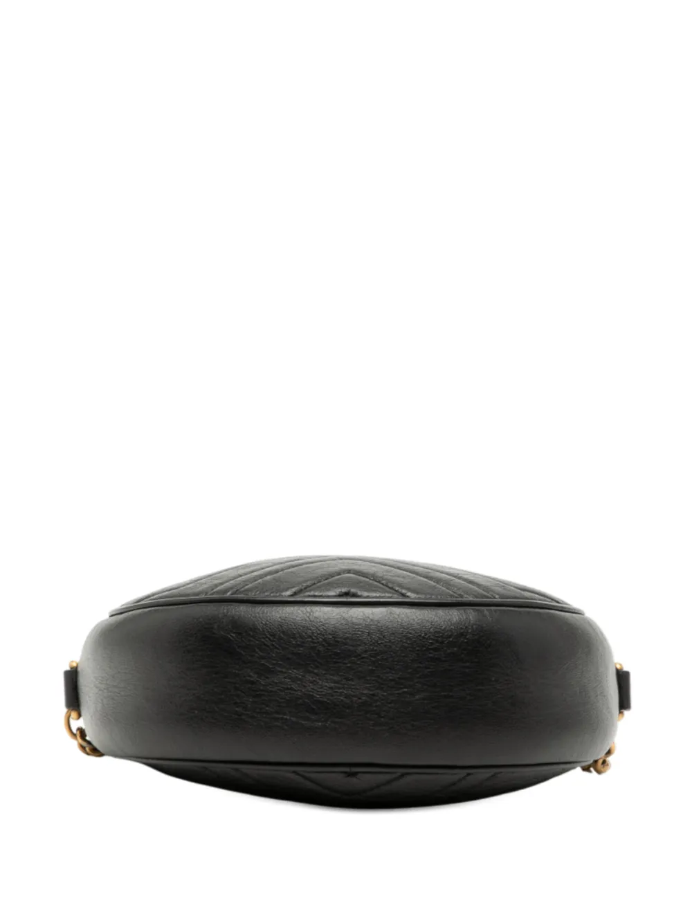 2016-2025 Mini Gg Marmont Matelasse Leather Round Crossbody Bag