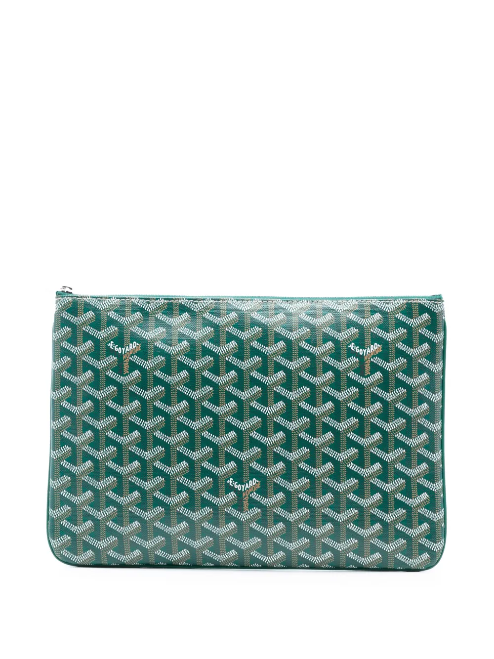 Goyard Pre-Owned 2018 Goyardine Senat MM clutch bag - Verde