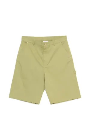 Stüssy Big Ol' Leather Shorts | Green | FARFETCH IN
