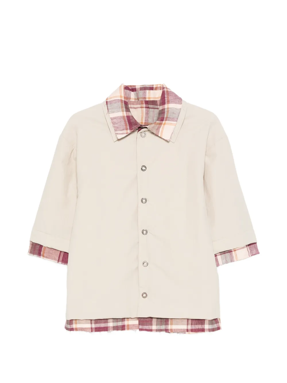 MARBELL Peggy bowling shirt - Toni neutri