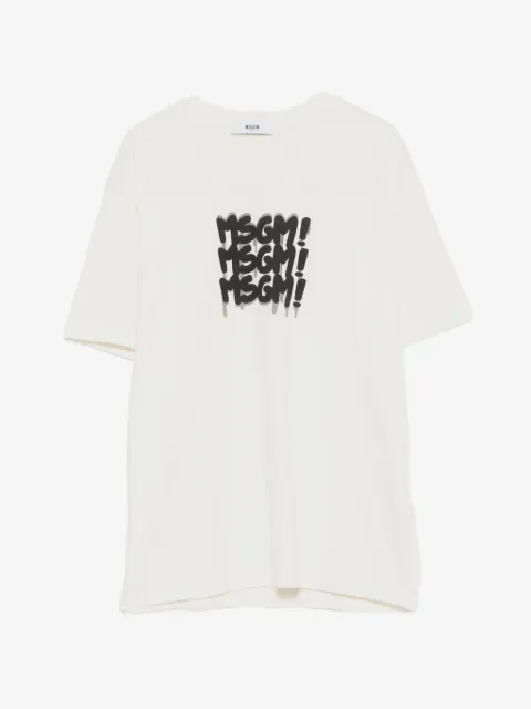 MSGM Kids logo-print T-shirt