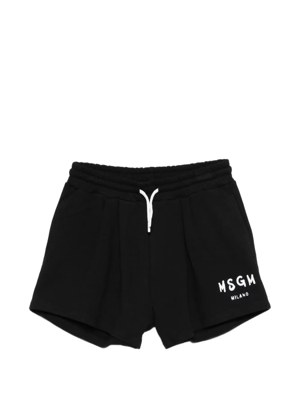 MSGM Kids drawstring shorts - Nero