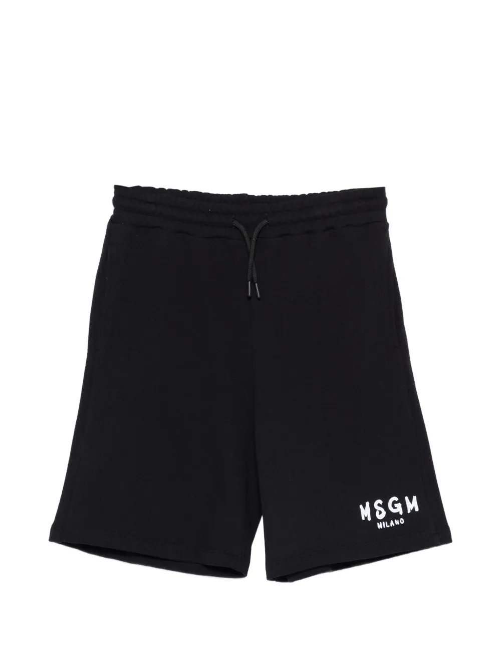 MSGM Kids elasticated-waist shorts - Nero
