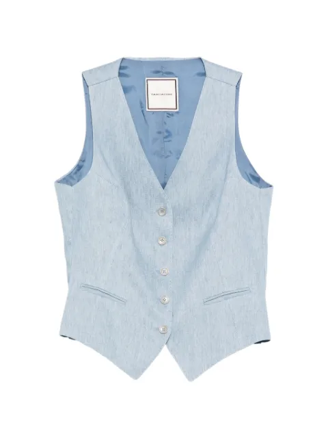 Tagliatore button-up V-neck waistcoat