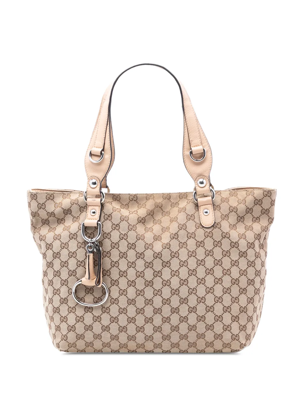 Gucci Pre-Owned Borsa tote Icon Bit in tela GG 2016-2026 - Marrone