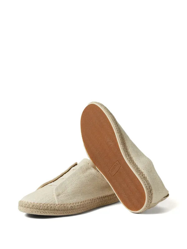 Zegna Triple Stitch エスパドリーユ | ニュートラル | FARFETCH JP