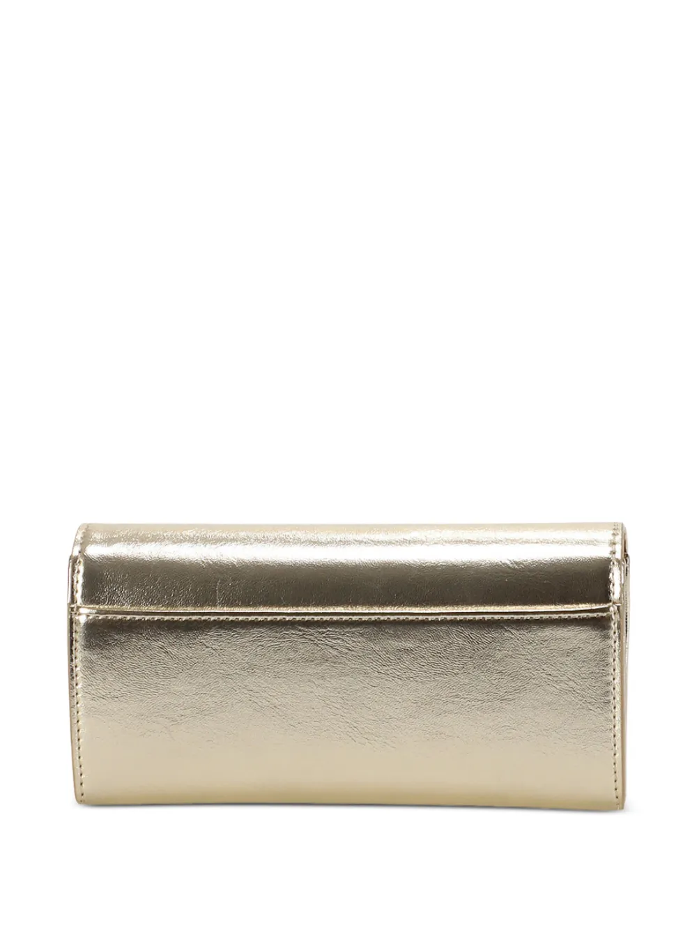  Twinset Logo-detail Flap Wallet - Gold 