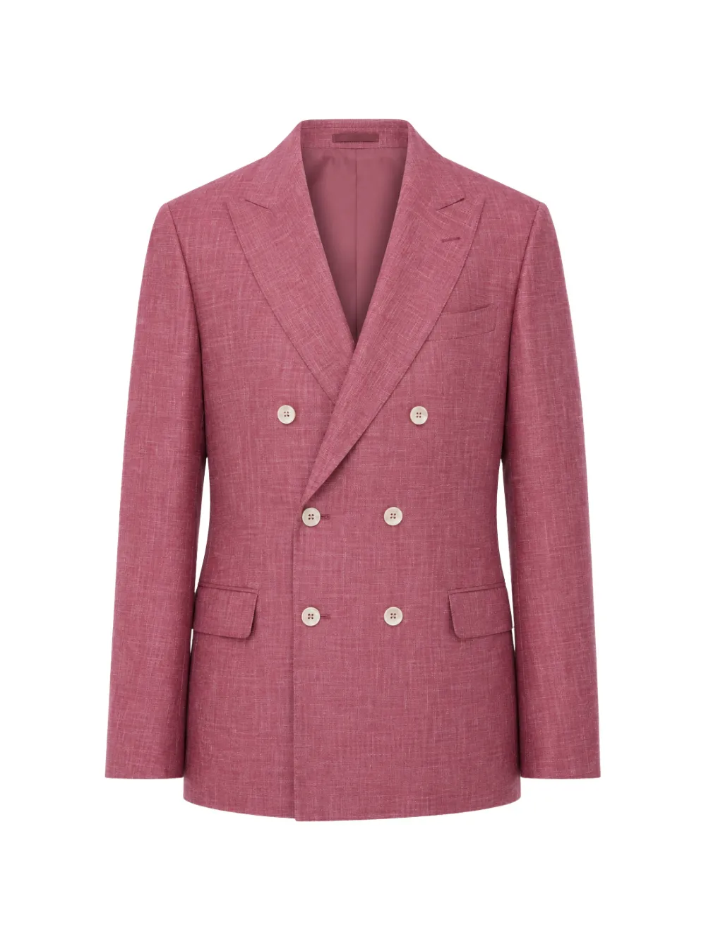Brunello Cucinelli double-breasted suit - Rosso