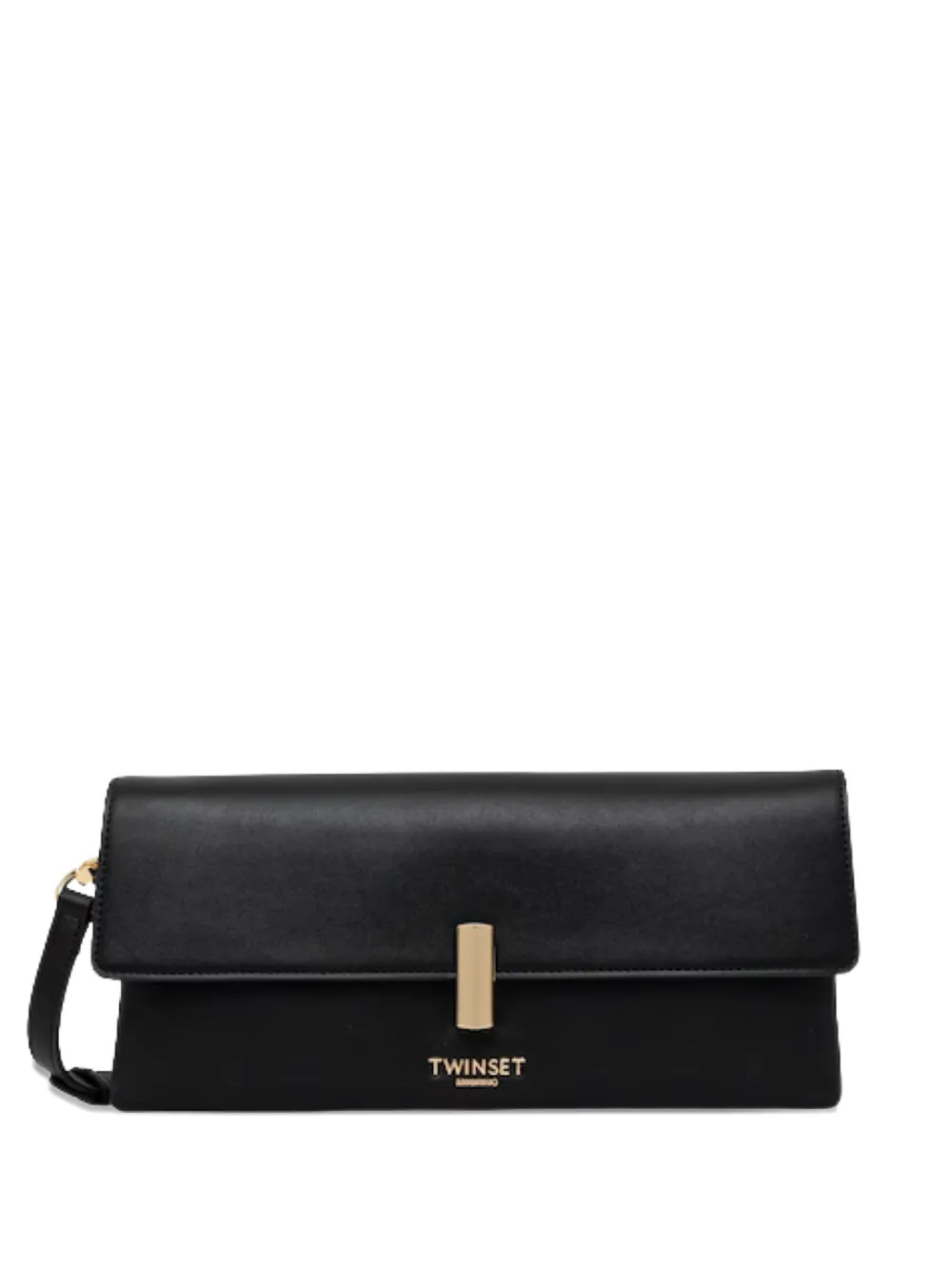 TWINSET logo-detail shoulder bag - Nero