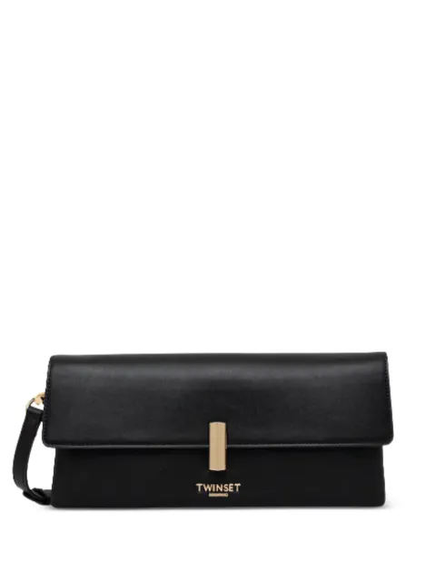 TWINSET bolsa de hombro con detalle del logo