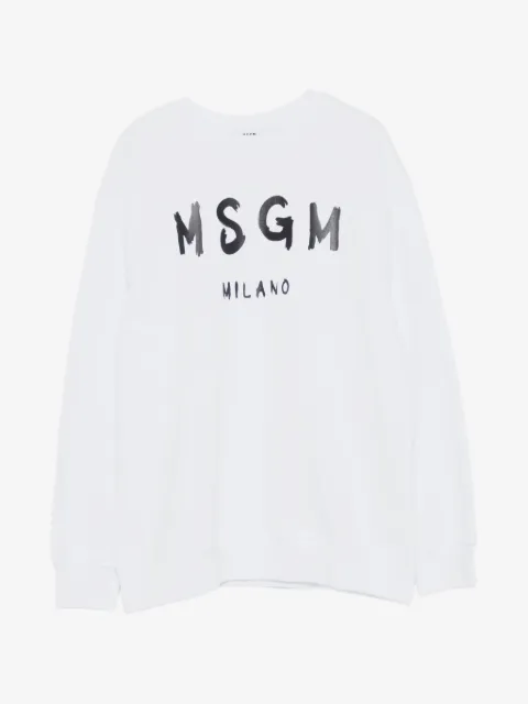 MSGM Kids logo-print sweatshirt