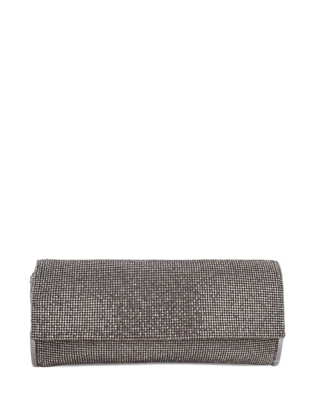 Benedetta Bruzziches Kate Crystal Clutch Bag In Silver