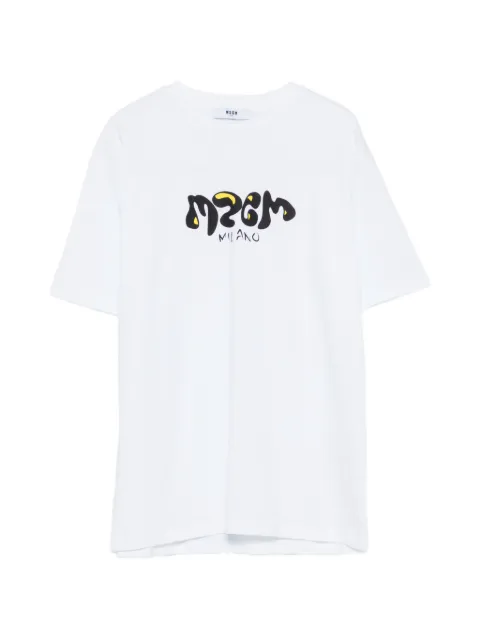 MSGM Kids short-sleeve logo-print T-shirt