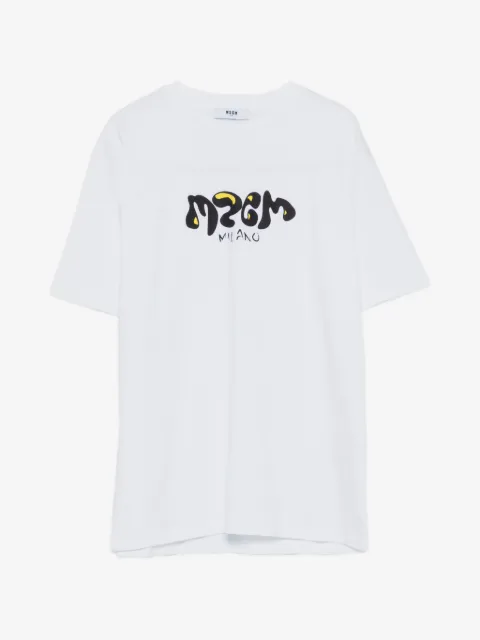 MSGM Kids short-sleeve logo-print T-shirt
