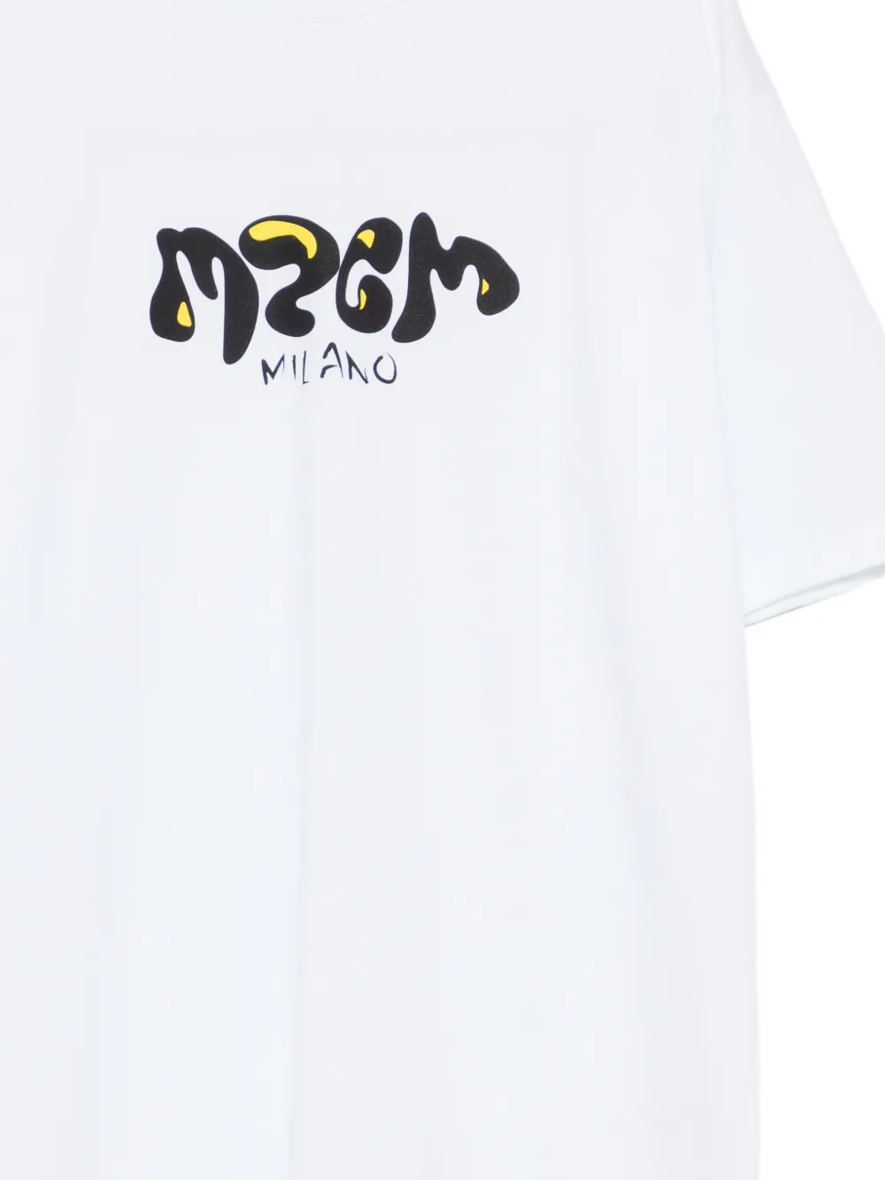 MSGM Kids T-shirt met logoprint Wit