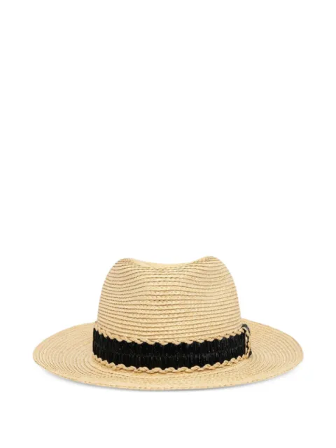 TWINSET sombrero fedora entretejido