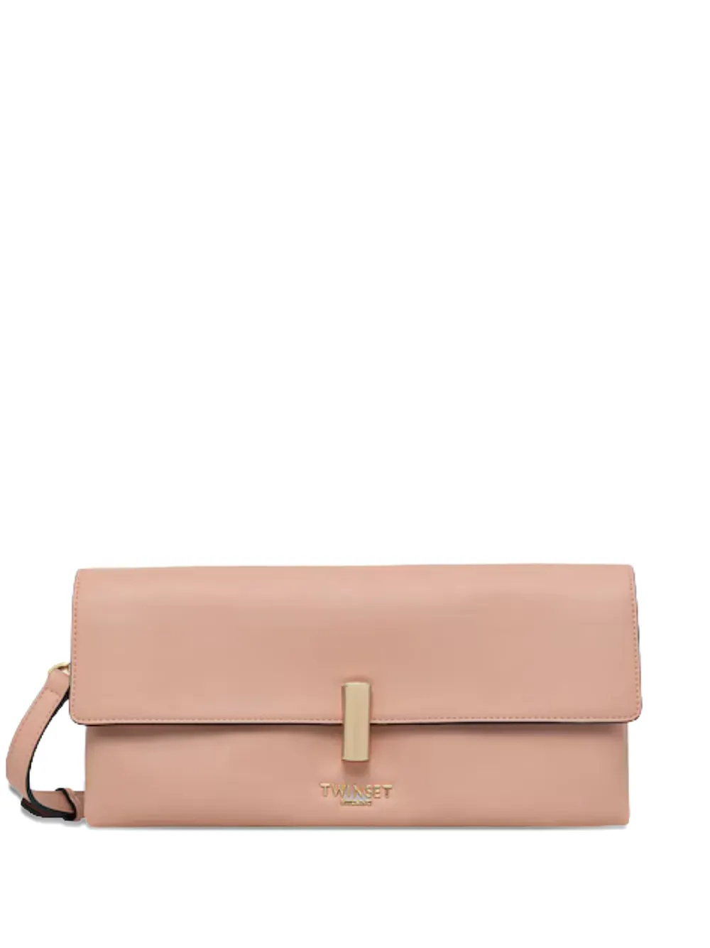 TWINSET logo-detail shoulder bag - Rosa