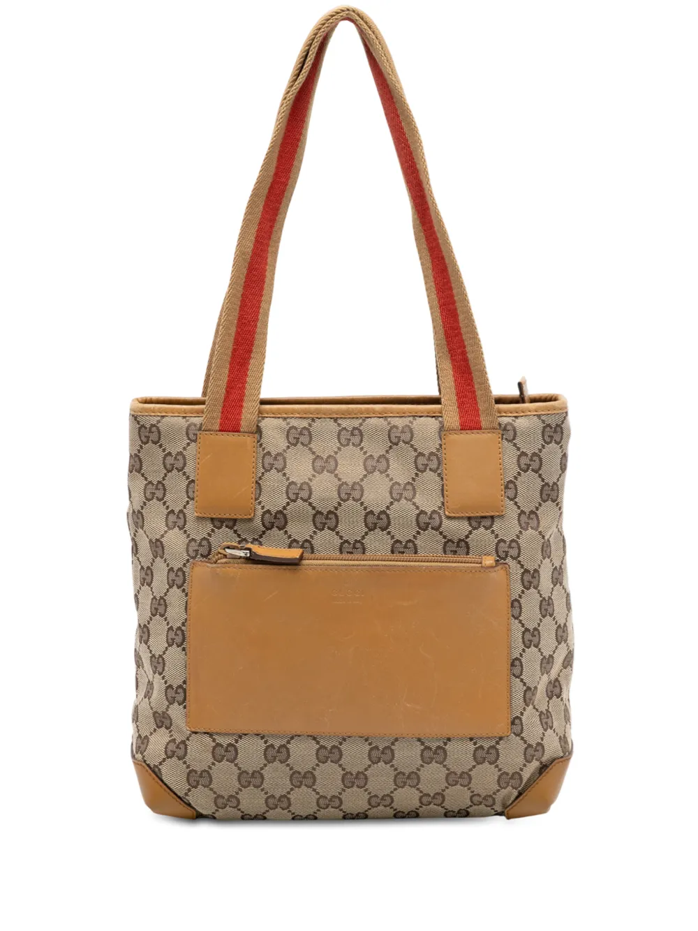 Gucci Pre-Owned 2000-2015 GG Canvas Web shoulder bag - Marrone