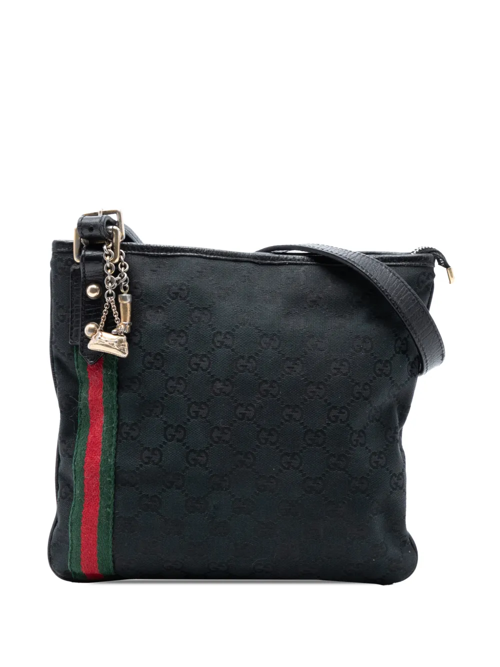 Gucci Pre-Owned 2016-2025 GG Canvas Jolicoeur crossbody bag - Nero
