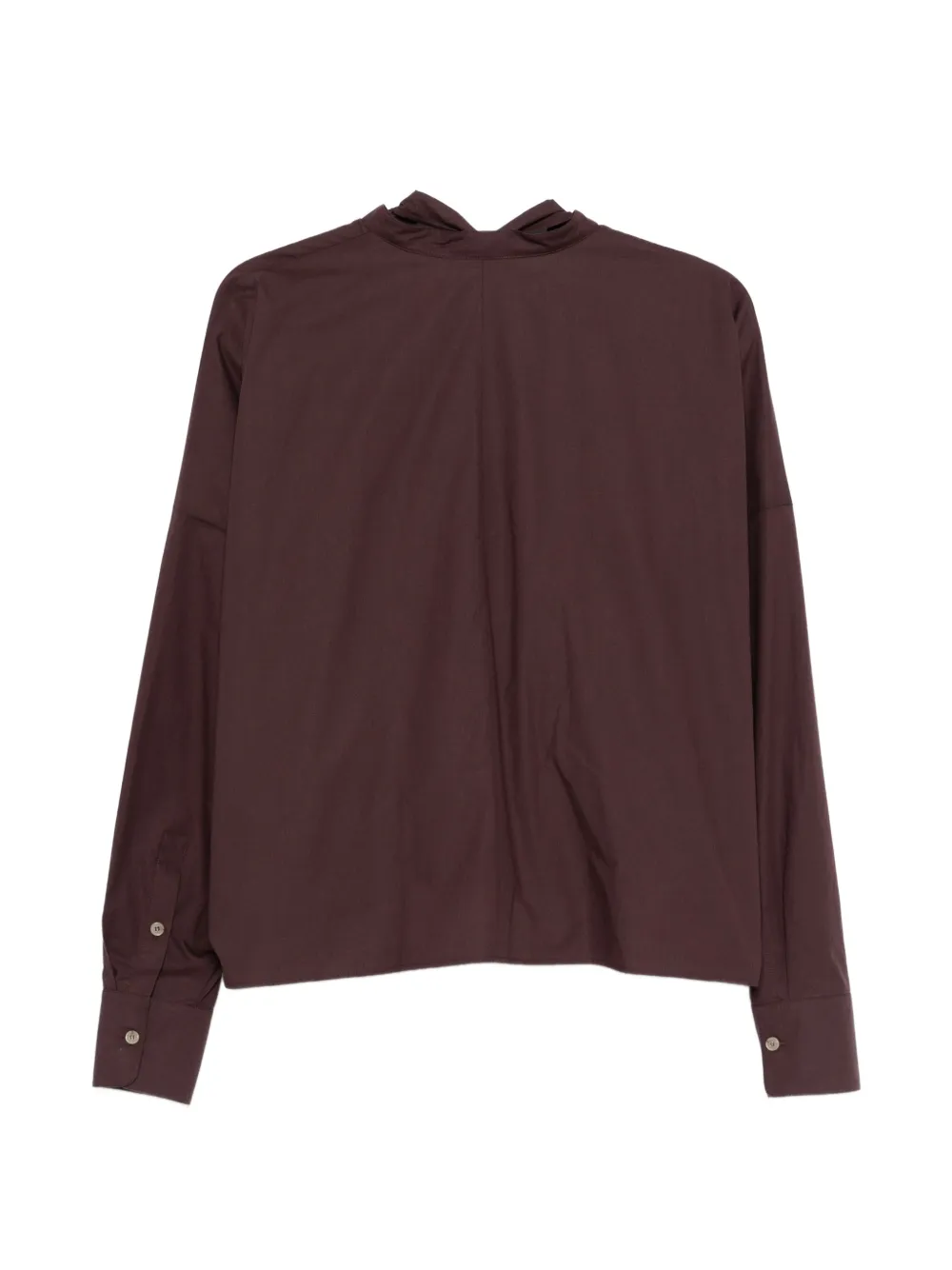  Alysi Wrap-effect Blouse - Purple 