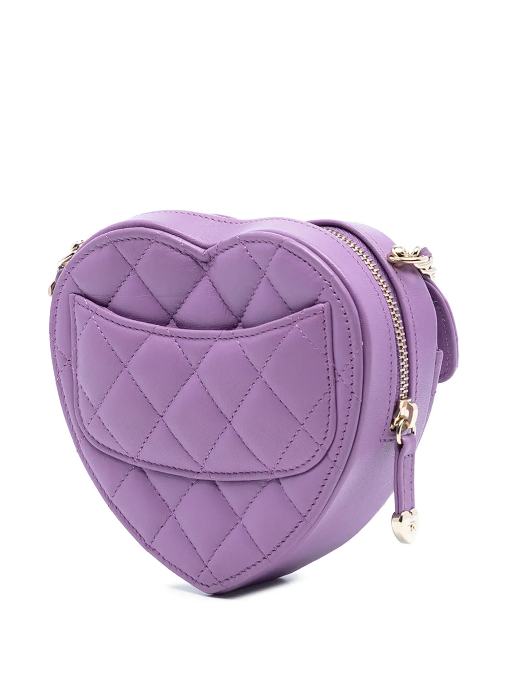 2021 Mini Lambskin CC in Love Heart crossbody bag